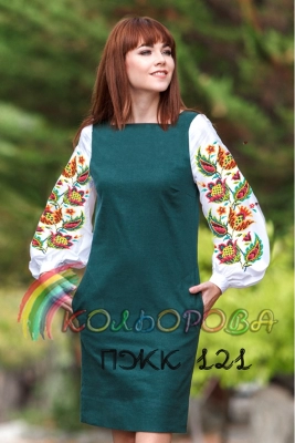 Платье женское комбинированное ПЖК-121
